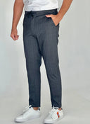 Pantalón Cuadros Tejido Técnico Hombre