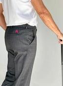 Pantalón Cuadros Tejido Técnico Hombre