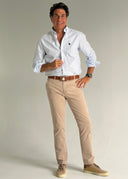 Pantalón Chino Beige Confort Hombre