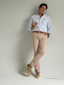 Pantalón Chino Beige Confort Hombre