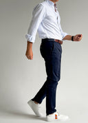 Pantalón Chino Azul Confort Hombre