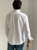 Camisa Piqué Blanca Hombre