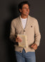 Chaqueta Beige Cuello Smoking Hombre