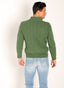 Jersey Hombre Cremallera Ochos Verde