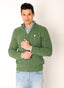 Jersey Hombre Cremallera Ochos Verde