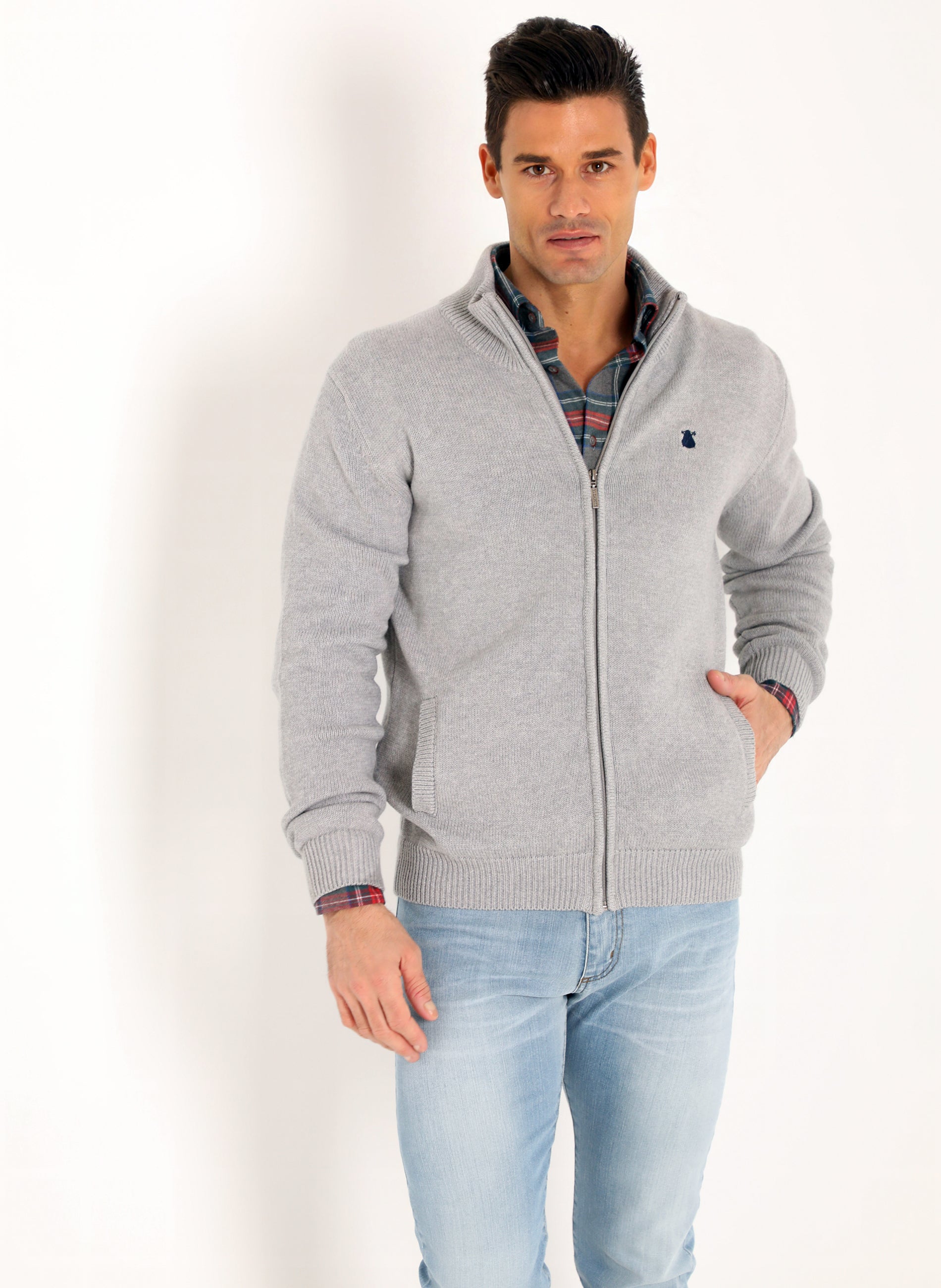 Chaqueta con outlet cremallera