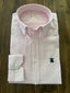 Chemise Homme Oxford Rayée Corail