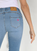 Gray Elastic Jeans Woman Spain 