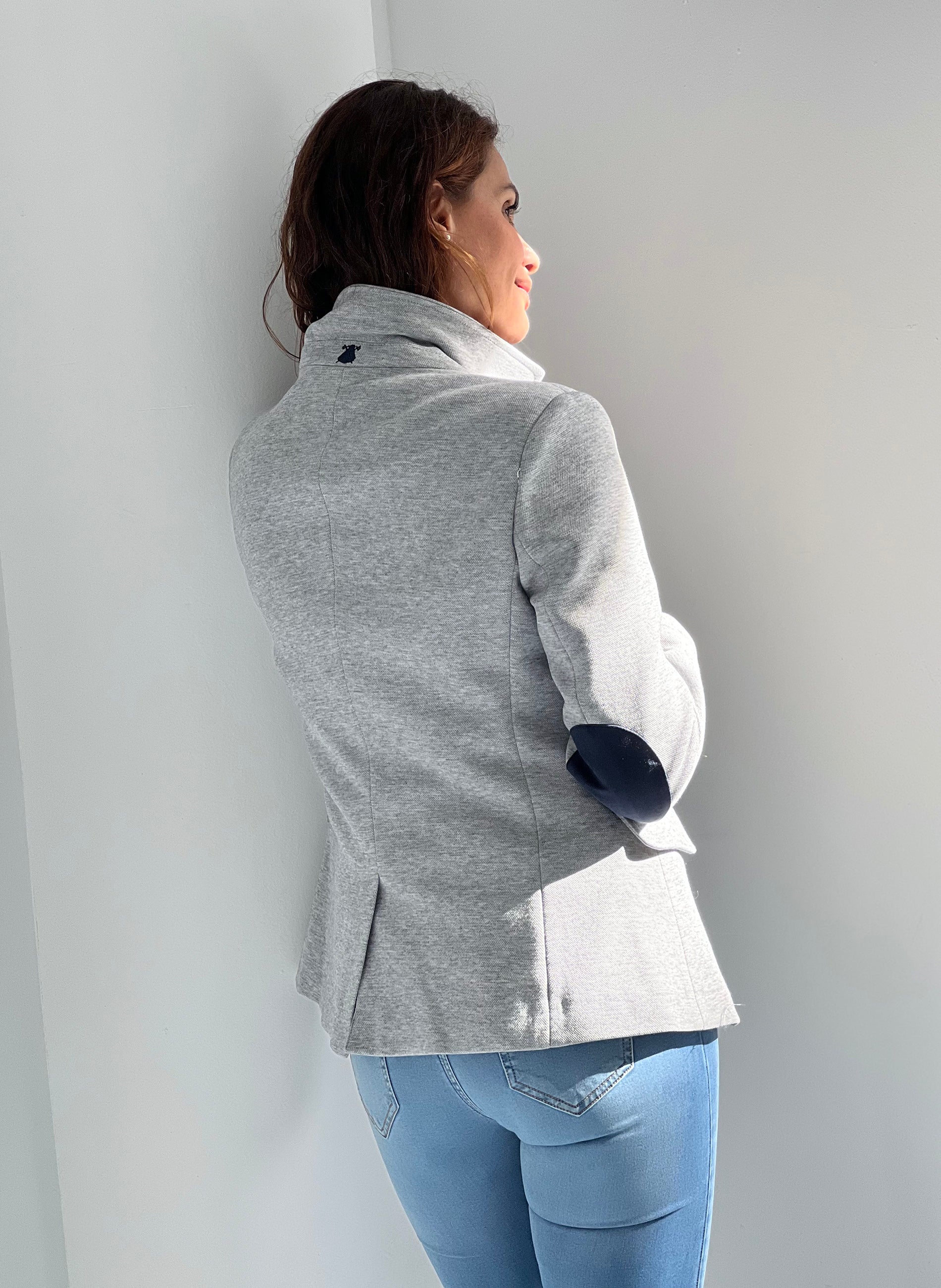 Americana 2025 gris mujer