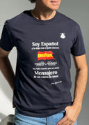Camiseta Azul Soy Español x José Manuel Soto