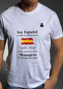 Camiseta Blanca Soy Español x José Manuel Soto Hombre