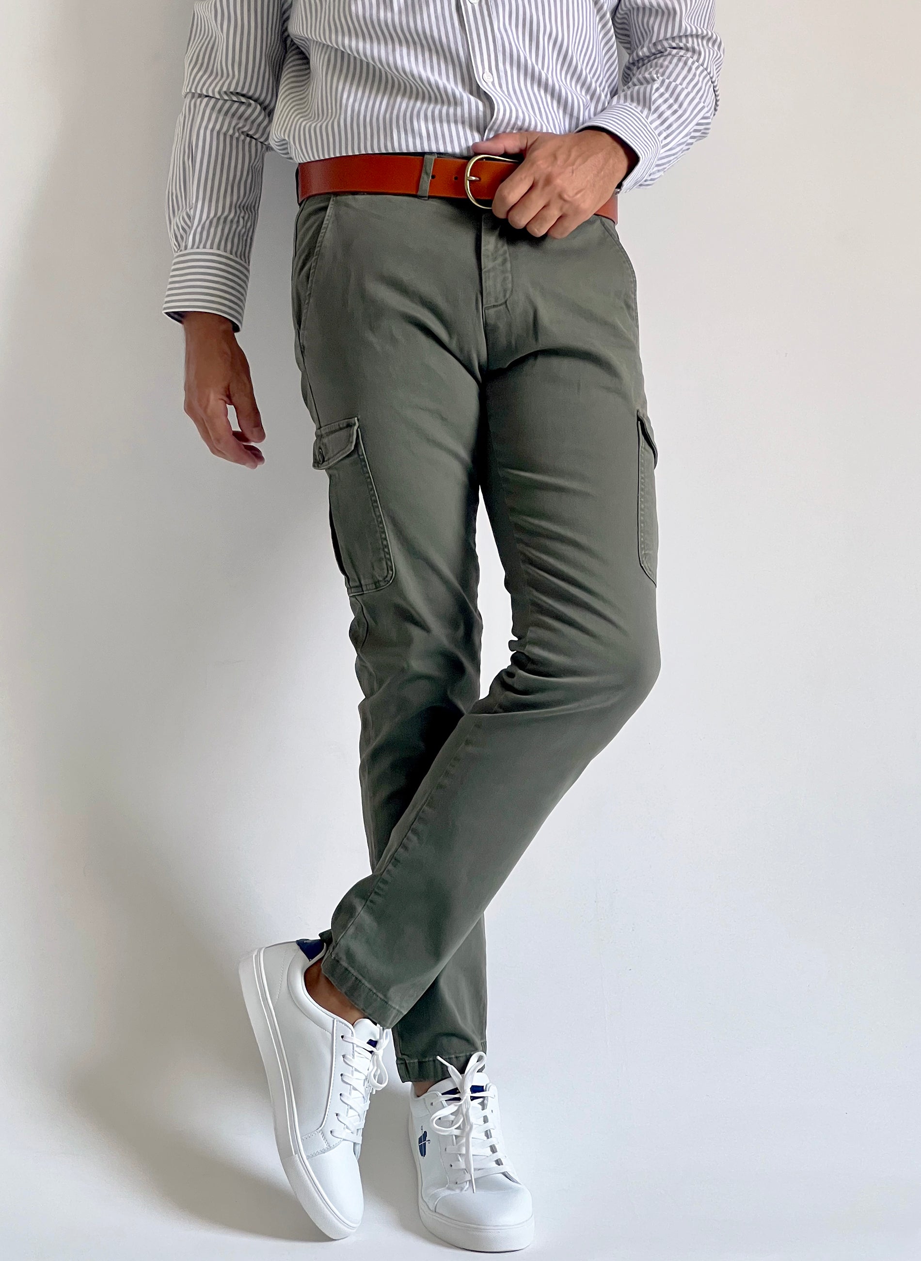 Pantalon cargo kaki hombre new arrivals