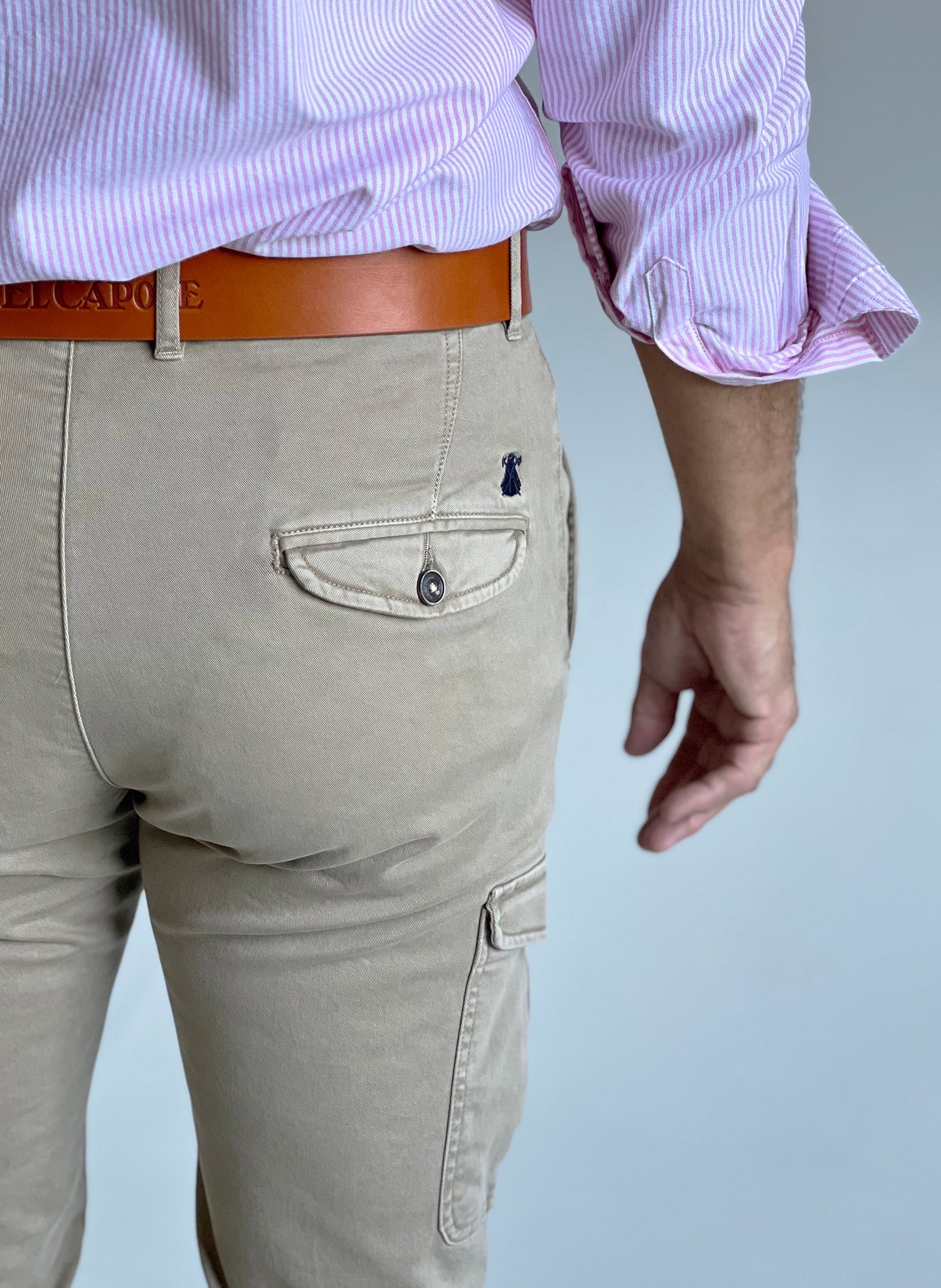 Men's Tan Cargo Pants