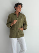 Guayabera Kaki Hombre