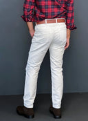 Pantalón 5 bolsillos Micro Pana Beige Hombre