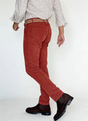 Pantalón 5 Bolsillos MicroPana Teja Hombre