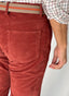 Pantalón 5 Bolsillos MicroPana Teja Hombre