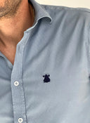 Camisa Azul Denim Hombre