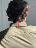 Camisa Kaki Cinta España Cuello Botón Hombre