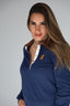 Polo Mujer Rugby Azul Cuello Pana