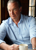 Camisa Celeste Piqué Fino Hombre