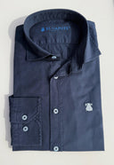 Camisa Azul Popelin Hombre