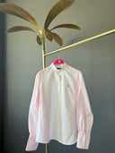 Camisa Rosa y Blanca Combinada Mujer