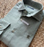 Camisa Kaki Nido de Abeja Hombre