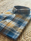 Camisa Villela Cuadros Azul / Gris Hombre