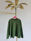 Jersey Verde Cuello Caja Mujer