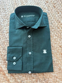 Camisa Pin Point Verde Hombre