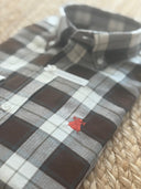 Camisa Cuadros Grandes Marrones Villela Hombre