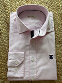 Camisa Hombre Rosa Palo Cinta Lunares
