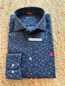 Camisa Hombre Denim Estampada
