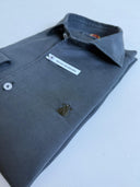 Camisa Gris Tencel Hombre