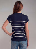 Jersey Azul Punto Marinero Mujer