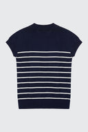 Jersey Azul Punto Marinero Mujer