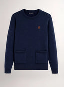 Jersey Marino Botones Mujer