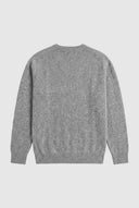 Jersey Lambswool Gris Pico Hombre