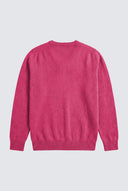 Jersey Lambswool Rosa Capote Pico Hombre