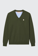 Jersey Verde Caza de Pico Coderas Hombre