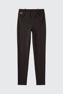 Legging Marrón Punto Mujer