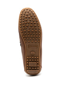 Mocasín Marrón Cordones Napa Hombre