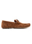 Mocasín Serraje Castaña Cordones Hombre