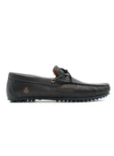 Mocasín Azul Cordones Napa Hombre