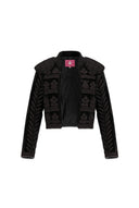 Chaquetilla  Azabache y  Tabaco Mujer - Edición Limitada