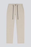 Pantalón Jogger Fino Beige Hombre