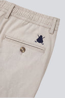 Pantalón Jogger Fino Beige Hombre