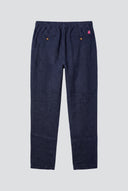Pantalón Azul Marino Lino Cordón Hombre