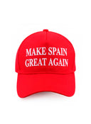 Gorra Roja "Make Spain Great Again"